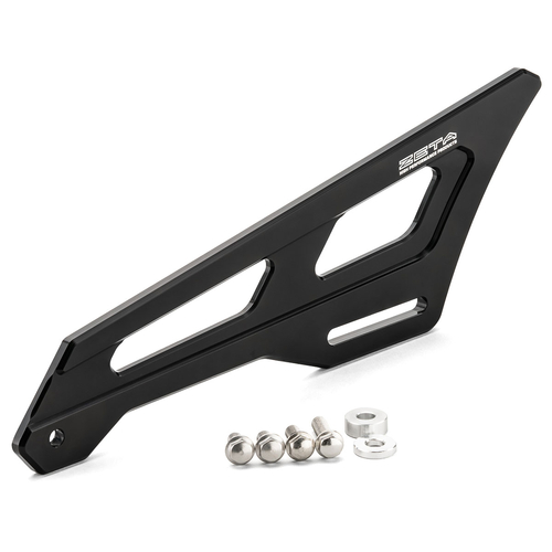 ZE81-2004 ZETA Heel Guard DRZ400S/SM, KLX125/150, XTZ125 Black