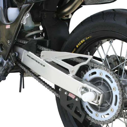 ZE81-2004 ZETA Heel Guard DRZ400S/SM, KLX125/150, XTZ125 Black