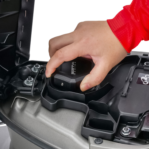 ZE87-5200 ZETA CT125 GASCAP COVER BLACK