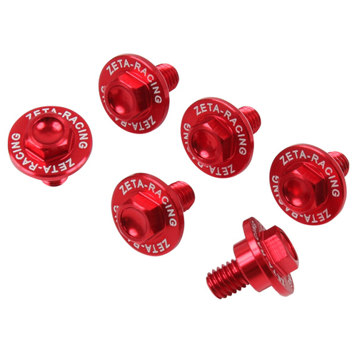 ZE88-9112 BULLONI PROT.FORK (6pz)RED CRF125