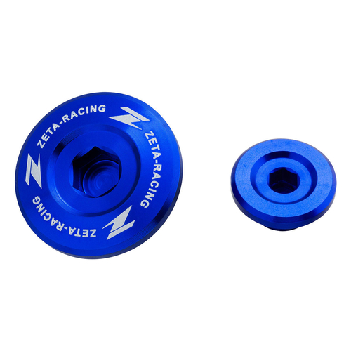 ZE89-1422 ZETA Engine Plugs YZ450F'06-09, WR250F/450F'03- Blue