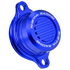 ZE90-1372 ZETA Oil Filter Cover YZ450F '23-,YZ450FX/WR450F '24- Blue