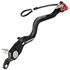 ZE90-7182 ZETA Trigger Brake Pedal KLX250/D-Tracker Red w/SUS-Shaft