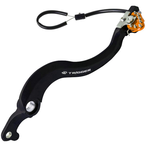 ZE90-7413 PEDALE FRENO POST. ORAN. KTM EXC/SX