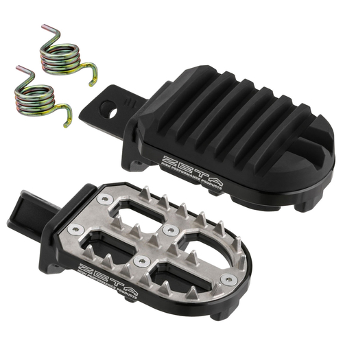 ZE93-0110 ZETA Adventure FootPegs CC110'13- BLACK