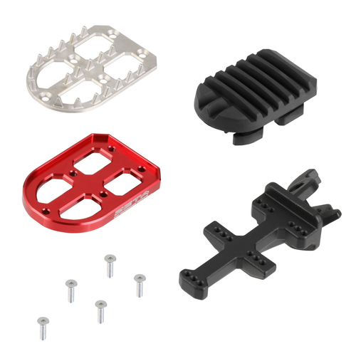 ZE93-0180 ZETA Adventure Foot Pegs KTM BLACK