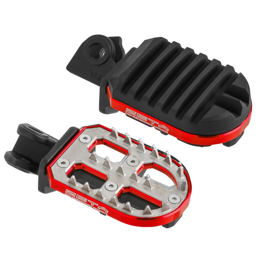 ZE93-0122 ZETA Adventure FootPegs CT125'20- RED