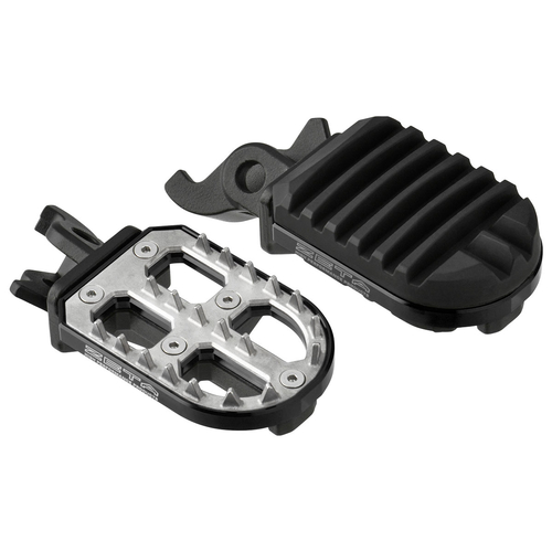 ZE93-0140 ZETA Adventure FootPegs CRF250L/RALLY'12-,CRF1000L/1100L'18- BLACK