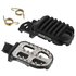 ZE93-0150 ZETA Adventure FootPegs SEROW250'04- BLACK