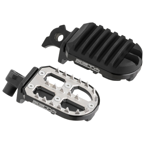 ZE93-0160 ZETA Adventure FootPegs TENERE700'20- BLACK