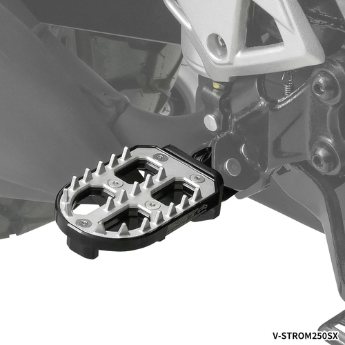 ZE93-0170 ZETA Adventure Foot Pegs V-strom BLACK