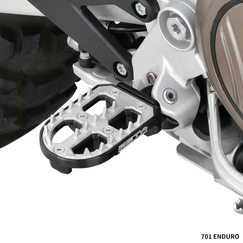 ZE93-0180 ZETA Adventure Foot Pegs KTM BLACK