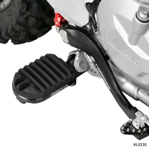 ZE93-0190 ZETA Adv Footpeg KLX230 BLK