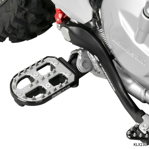 ZE93-0190 ZETA Adv Footpeg KLX230 BLK