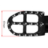 ZE93-1100 ZETA Aluminum FootPegs Monkey125 Black