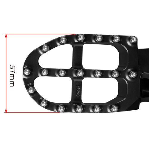ZE93-1100 ZETA Aluminum FootPegs Monkey125 Black