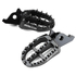 ZE93-1220 ZETA Aluminum FootPegs KX250F/450F Black