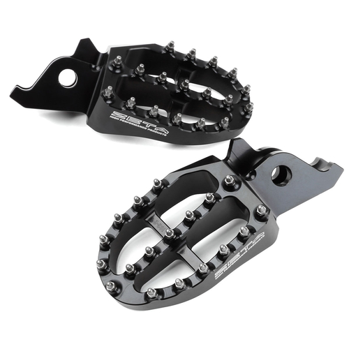 ZE93-1220 ZETA Aluminum FootPegs KX250F/450F Black