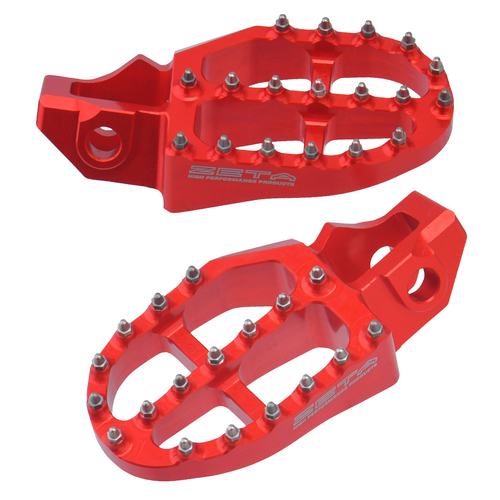 ZE93-1822 ZETA Aluminum FootPegs GASGAS MC/EC Red