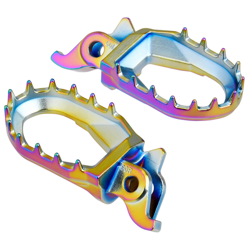 ZE93-2605 ZETA MAX Foot Pegs CRF250R OILSLICK