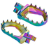 ZE93-2635 ZETA MAX Foot Pegs 2st YZ OILSLICK
