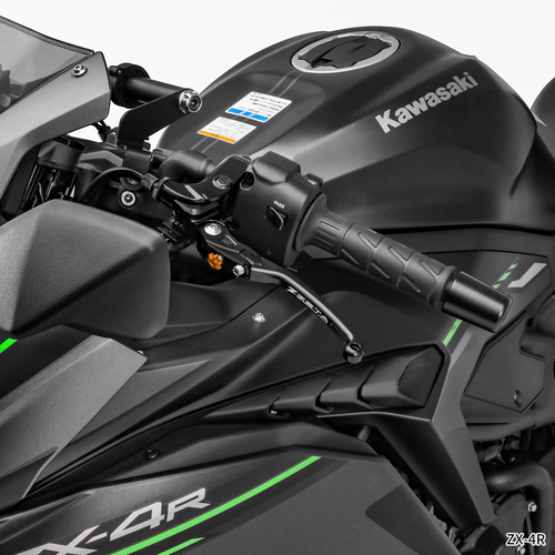 ZS61-2235 ZETA Pilot C-Lever BLK Z900RS/CAF'18-,Z1000'17-,NINJA1000'17-,ZX-6R'19-,VERSYS1000'15-,Z1000'17-