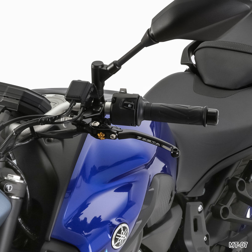 ZS61-2415 ZETA Pilot C-Lever BLK YZF-R1'00-,MT-09/Tracer '14-,MT-07'14-,GSX-R1000'09-,KATANA'19-,GSX-S1000/F'15-