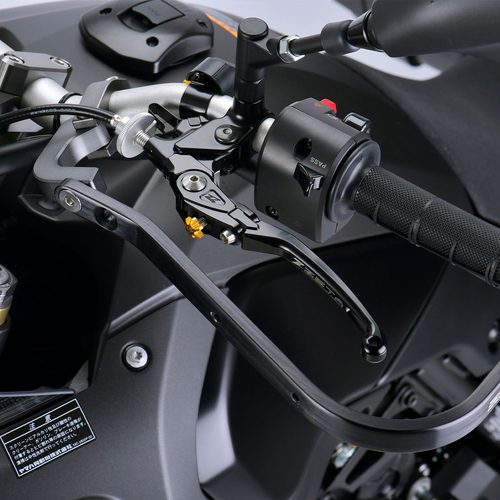 ZS61-2415 ZETA Pilot C-Lever BLK YZF-R1'00-,MT-09/Tracer '14-,MT-07'14-,GSX-R1000'09-,KATANA'19-,GSX-S1000/F'15-
