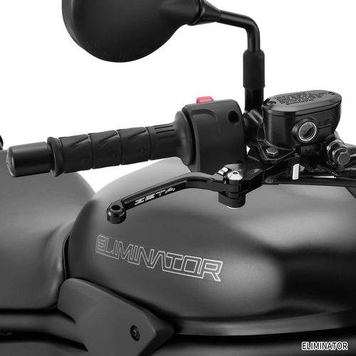 ZS62-1210 ZETA Pivot Street Lever Set NINJA250/R/SL '08- Black