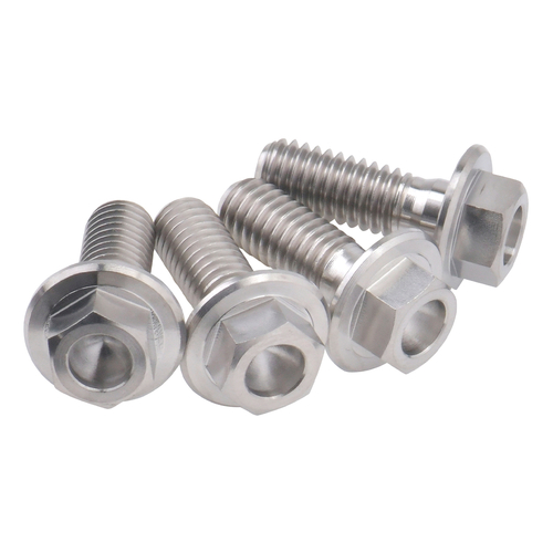 ZT31-0554 Gr5-Ti B-Disk FlangeBolt Set 6-M6 17mm 4pcs