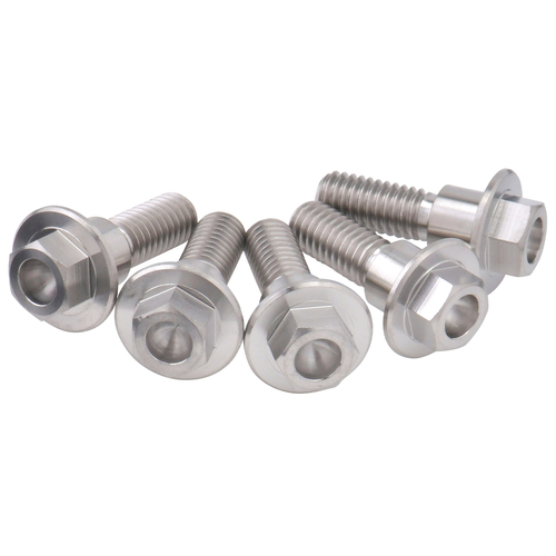 ZT31-0785 Gr5-Ti B-Disk FlangeBolt Set 8-M6 20mm 5pcs