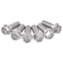 ZT31-3826 Gr5-Ti B-Disk S-FlangeBolt Set 8-M8 20mm 6pcs