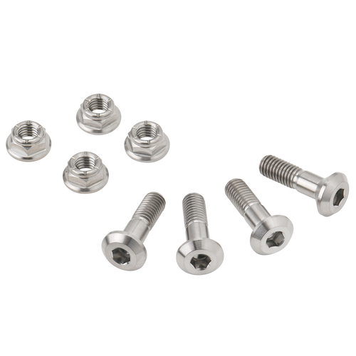 ZT34-2504N Gr5-Ti Sprocket Taper Bolt/Nut Set M8 25mm 4pcs