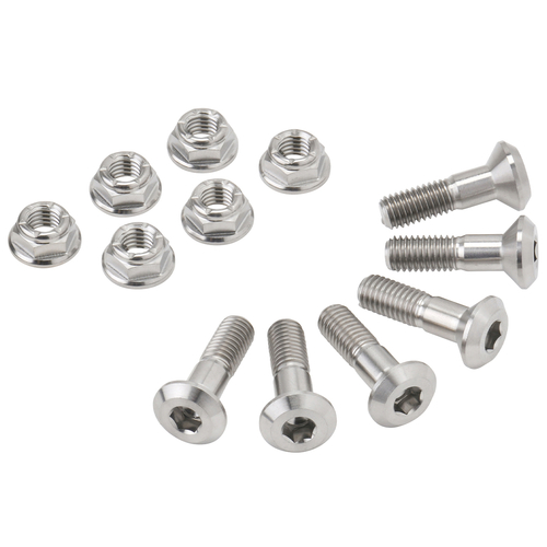 ZT34-2506N Gr5-Ti Sprocket Taper Bolt/Nut Set M8 25mm 6pcs