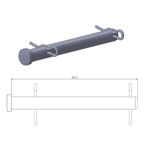 213025 PERNO PINZA POST.KTM/HVA 1pz.