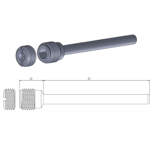 Front Brake Pad Pin | Rear Brake Pad Pin