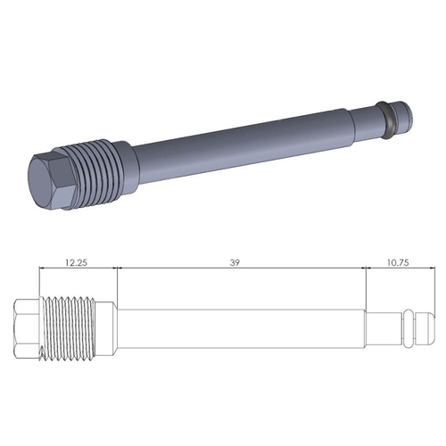 213023 PERNO PINZA POST.HONDA 1pz.