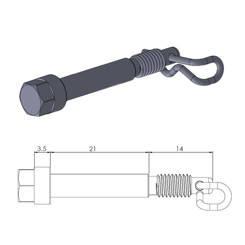 Front Brake Pad Pin