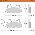Front pad Sinter series | Rear pad Sinter series