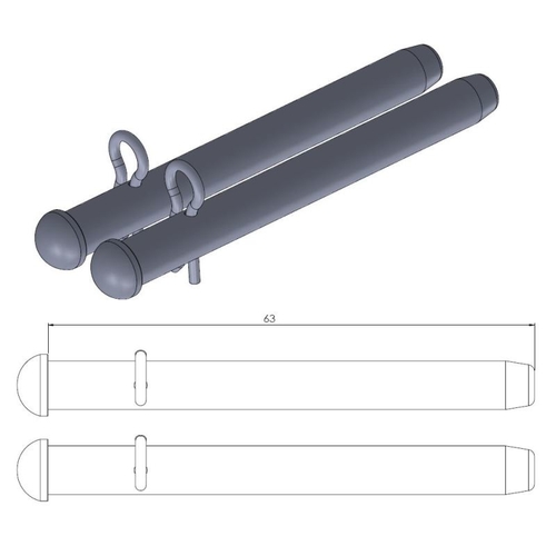 Front Brake Pad Pin