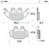 Front pad left Nitro series | Front pad right Nitro series | Rear pad Nitro series