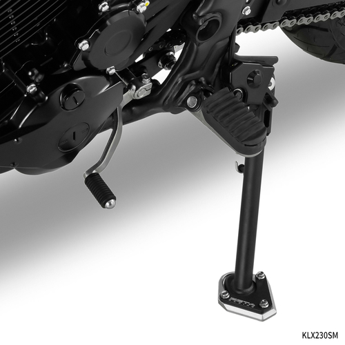 ZE56-6240 ZETA Side Stand Extender Blk/Slv KLX230/S/SM/SHERPA '25-