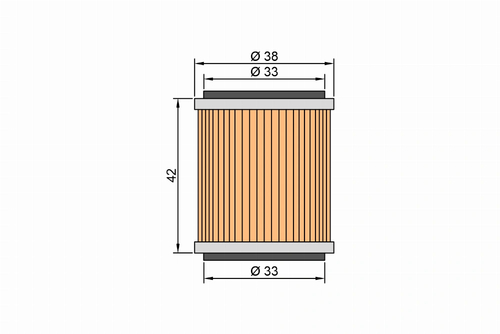 140017 FILTRO OLIO X OIL COOLING YZF250