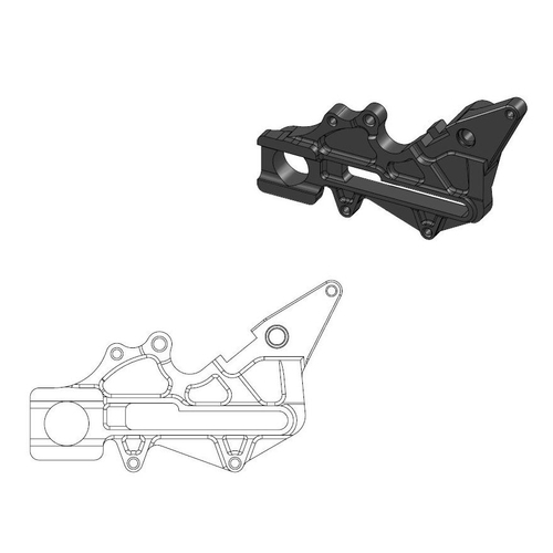 211064 ADATTATORE DISCO 220 POS.FACTORY KTM