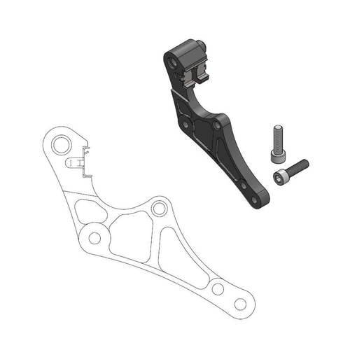 211097 ADATTATORE SUP.STREET HUSQ.CON CLIP