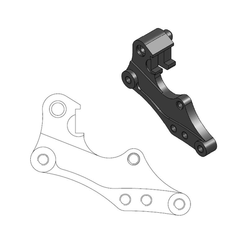 211042 ADATTATORE DISCO 298mm YAM DAKAR