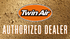Twin Air 'Authorized Dealer' Sticker (110x200mm) - Inside window