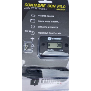 CONTAORE CON FILO NON RESETTABILE   BATTERIA 3 ANNI - IMPERMEABILE IP6
